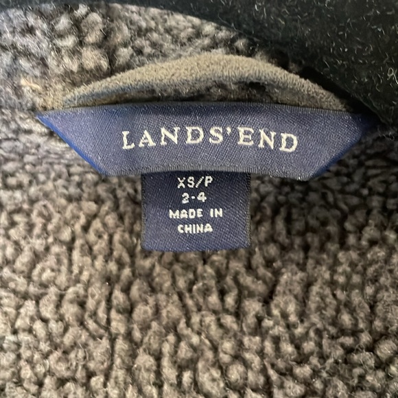 Lands’ End Faux Suede Coat - Picture 4 of 8